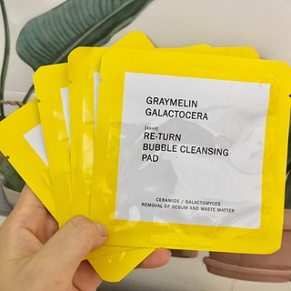 Miếng pad Rửa Mặt Graymelin Re-turn Bubble cleansing Pad 8ml