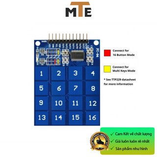 Cảm biến chạm 16 phím TTP229 - Module touch sensor cảm ứng điện dung
