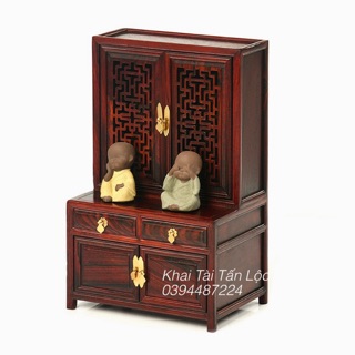 Tủ gỗ mini có ngăn kéo để trang trí