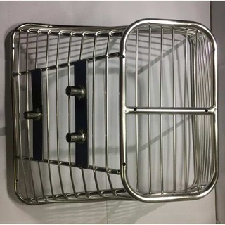 Rổ Inox xe Wave, Dream, Sirius loại dày