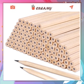 Bút chì gỗ kiểu lục giác tam giác gọt đầu bút được tiện lợi CREAMY CG01