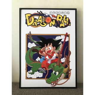 Khung Ảnh Treo Tường Son GoKu - Dragon Balls - Bảy Viên Ngọc Rồng (Có ảnh chụp thật)