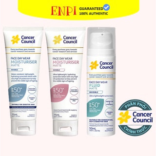Kem chống nắng phổ rộng Cancer Council Face Day Wear Invisible SPF 50+/ PA ++++