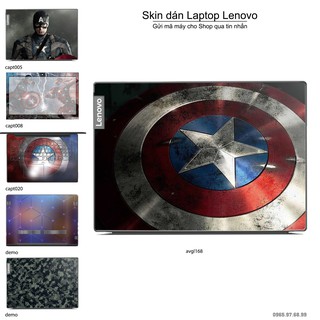 Skin dán Laptop Lenovo in hình Captain (inbox mã máy cho Shop)