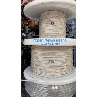 Dây tín hiệu đồng mạ bạc 4 lõi và 8 lõi hàng chuẩn. Báo giá 1m