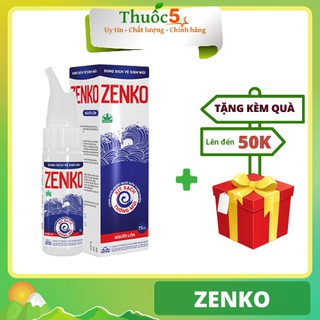 [Giá Gốc] ZENKO dung dịch vê sinh mũi chai 75ml