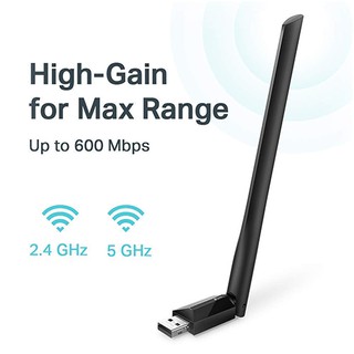 Cạc mạng wifi usb TP-Link Archer T2U Plus AC600Mbps (Chính Hãng)