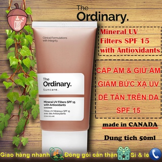Kem Chống Nắng The Ordinary Mineral UV Filters SPF 15 with Antioxidants (50ml)