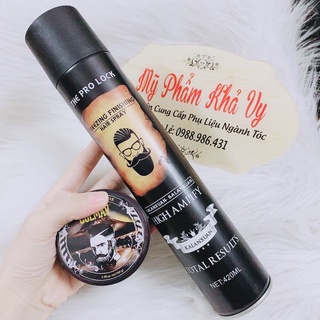Gôm xịt tóc THE PRO LOCK 420ml và sáp vuốt tóc tạo kiểu