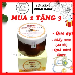 Sáp wax triệt lông nách mật ong Shiny hủ 250gr handmade