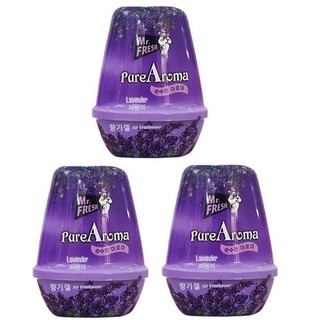 Bộ 3 Sáp Thơm Hương Khử Mùi Pure Aroma 180g Hương Lavender - Thương hiệu Hàn Quốc