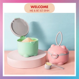 HỘP ĐỰNG SỮA ⚡️FREESHIP⚡️ Hộp Đựng Sữa Bột Tiện Dụng Cho Bé Khi Đi Chơi, Đi Du Lịch Cùng Gia Đình