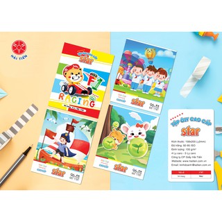 HẢI TIẾN Tập 4 ly caro Star (96 trang - Miền Nam) - Lốc 5 cuốn