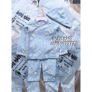 Bộ 3 Món Bé Trai Cún Con Xanh Trời Little Me