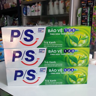 kem đánh răng p/s bảo vệ trà xanh 123 hộp 190g