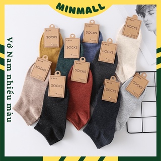 Tất/Vớ Nam Cotton Trơn Cổ Ngắn Nhiều Màu Loại Đẹp #C805