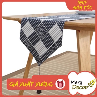 KHĂN RUNNER MARY DECOR - SÓNG NHẬT BẢN KR-B07