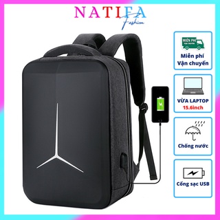 Balo thời trang nam nữ đẹp đi học đi du lịch đựng Laptop tích hợp sạc USB - BLMEC NATIFA