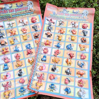 sỉ vỉ mô hình pokemon 36 con ( size 3cm )