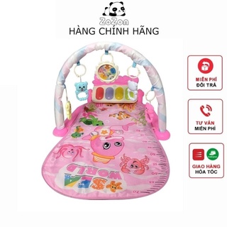 Thảm nhạc cho bé HÌNH CÁ HEO, Thảm đàn piano cho bé sơ sinh nằm chơi