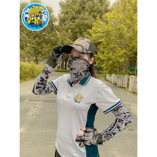 Bộ chống nắng câu cá (găng tay, khăn, mũ) - Vũ Môn Fishing