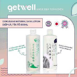 TONER  LÀM TRẮNG DA, GIẢM MỤN TONER TÍA TÔ TONER DIẾP CÁ DOKUDAMI CHINOSHIO 500ML NHẬT BẢN