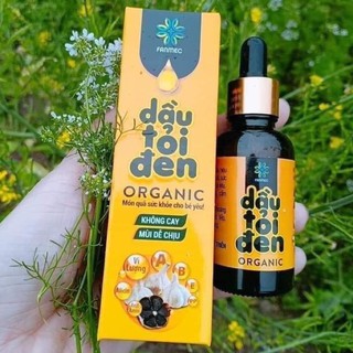 DẦU TỎI ĐEN ORGANIC,Tăng sức đề kháng cho bé