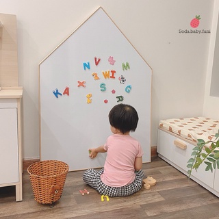 Bảng từ sử dụng được 2 mặt vừa viết phấn vừa hít được nam châm và viết bút lông kích thước 80cm