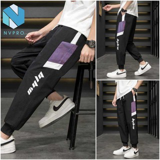 Quần jogger thể thao nam vải thun nỉ, co giãn, mềm mịn A021