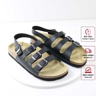Giày Sandal Đế Trấu 3 Khóa Siêu Chắc Chắn Detaunisex Mã SATA31D