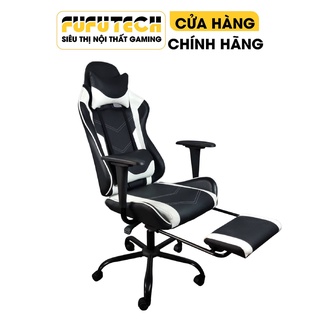Ghế Gaming FUFUTECH Gamma Có Massa Thư Giãn Kèm Gác Chân Thoải Mái Khung Chân Kim Loại Chịu Lực Tốt