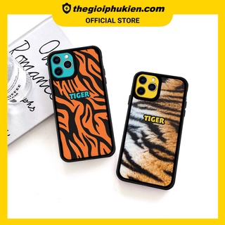 Ốp iphone - Ốp lưng iphone cạnh vuông viền camera Vằn hổ dành cho ip 6 đến 14promax - g95