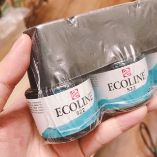 Mực Ecoline full lọ 30ml  viết, vẽ với chất màu trong
