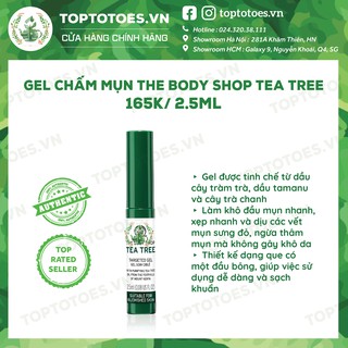 Thanh chấm mụn The Body Shop Tea Tree giảm mụn, mờ thâm