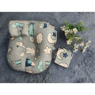 Gối Chống Trào Ngược Cao Cấp Chất Cotton Thấm Hút Mồ Hôi Cho Bé