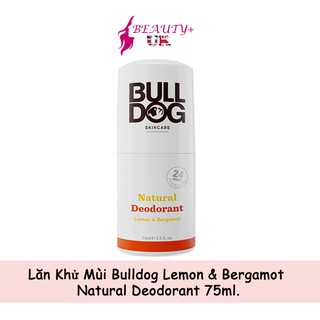 Lăn Khử Mùi Bulldog Lemon &amp; Bergamot Natural Deodorant 75ml