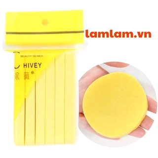 Bộ Mút Bọt Biển Rửa Mặt Chivey Mút Tạo Bọt Rửa Mặt Làm Sạch Da Tẩy Tế Bào Chết An Toàn Cho Da