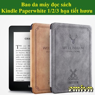Bao da Kindle Paperwhite 1/2/3 họa tiết hươu