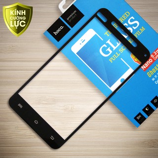 kính cường lực Vivo Y53 hiệu HOCO Full màn hình viền màu (Đen) Trong suốt
