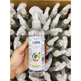 Cồn 70 Độ Chai 250ML BOPA  Nhỏ Gọn Xịt Kháng Khuẩn Bảo Vệ Sức Khỏe