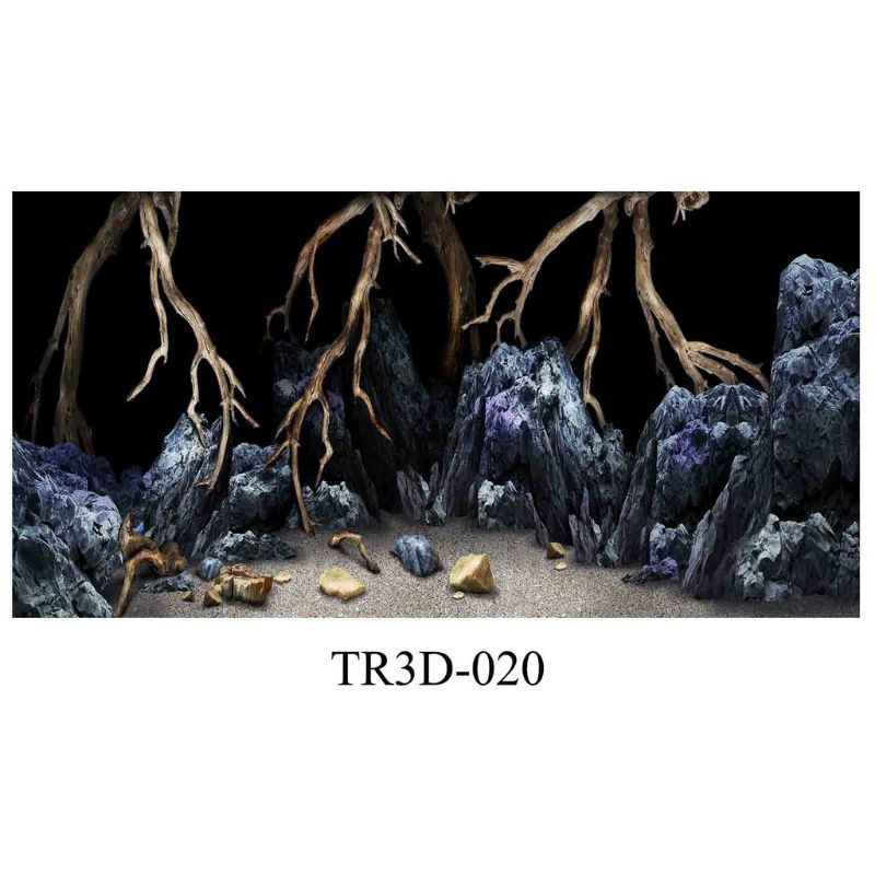 Tranh 3D dán bể cá