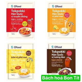 Bánh gạo Tokpokki / tokbokki Hàn Quốc vị phô mai 140g ( có gói sốt)