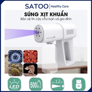 Súng Phun Khử khuẩn, Máy Phun Khử  K5 Pro Cầm Tay NANO Xịt Khử Khuẩn Tia Cực Tím - SATOO