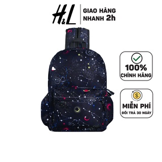 Balo Đi Học Thời Trang Vintage Hoạ Tiết Galaxy, Có Ngăn Đựng Laptop, Chất Liệu Chống Nước, Chống Ẩm Mốc, Dùng Đi Chơi
