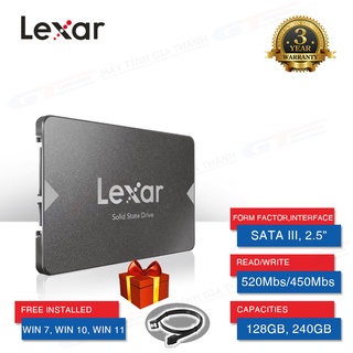 Ổ cứng SSD Lexar NS100 128GB | LNQ100 240GB 2.5” SATA III (6Gb/s) - Chính Hãng Viết Sơn/Mai Hoàng BH 3 Năm