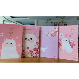 SỔ NOTEBOOK NHẬT KÝ KHỔ A5 MÈO HỒNG XINH XẮN