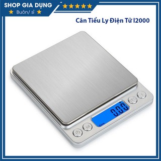 Cân Tiểu Ly I2000 Tặng Kèm 2 Khay Đựng Và Pin - Làm Bánh Độ Chính Xác Cao