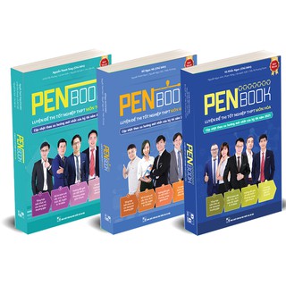 Sách - Combo PENBOOK Khối A - PENBOOK Luyện đề thi THPT Quốc Gia - Bộ 3 môn Toán, Lí, Hóa - Bản 2022 - Nhà sách Ôn luyện