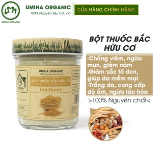 Bột Thảo Dược 24 vị UMIHOME 135G nguyên chất dùng đắp mặt nạ dưỡng da