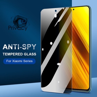 Kính Cường Lực Chống Nhìn Trộm Full Màn Xiaomi Mi 9T 10T 11T 12T 11 Lite Poco F2 Pro F3 X3 X4 X5 M3 M4 Redmi Note 7 8 9 9S 10 10S 11 11S 12 12S 9A 9C 10C